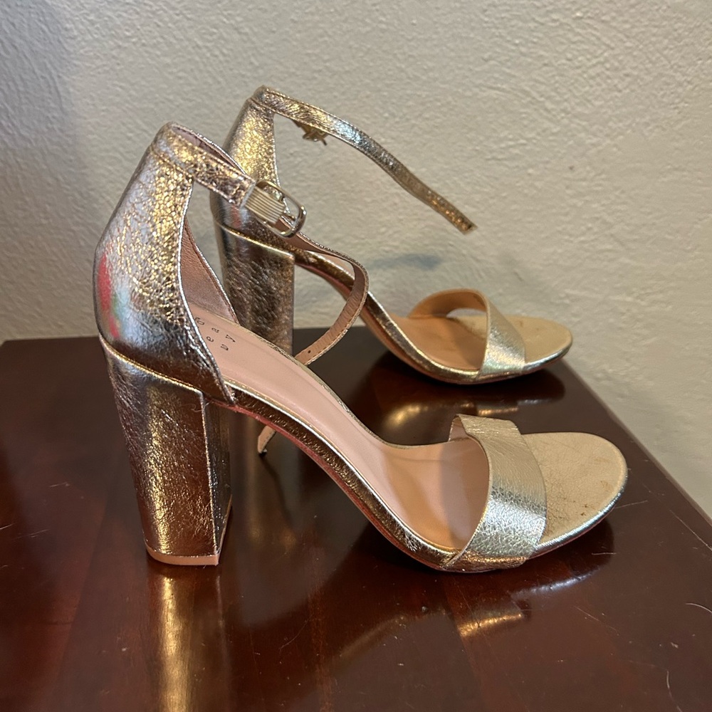 Gold heels
